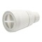 Thrifco Plumbing White Plain Shower Head 4401868 - alternate 3
